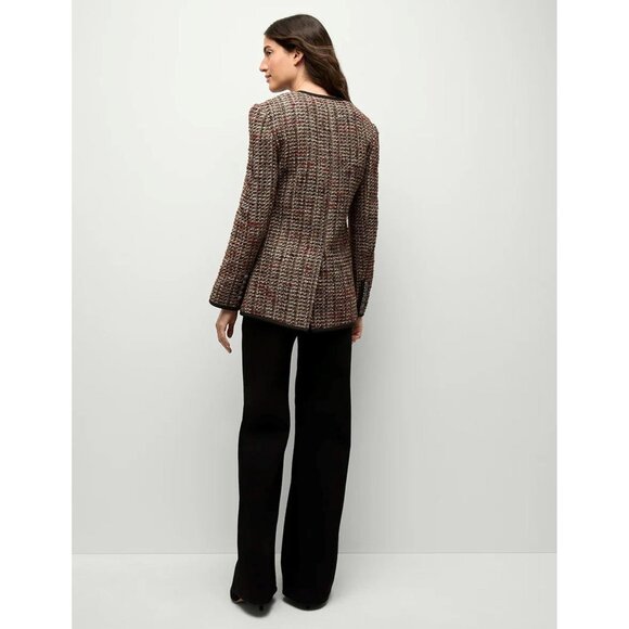 Veronica Beard Watkins Dickey Jacket , Tweed Jacket, Grey Multi - Picture 3 of 12